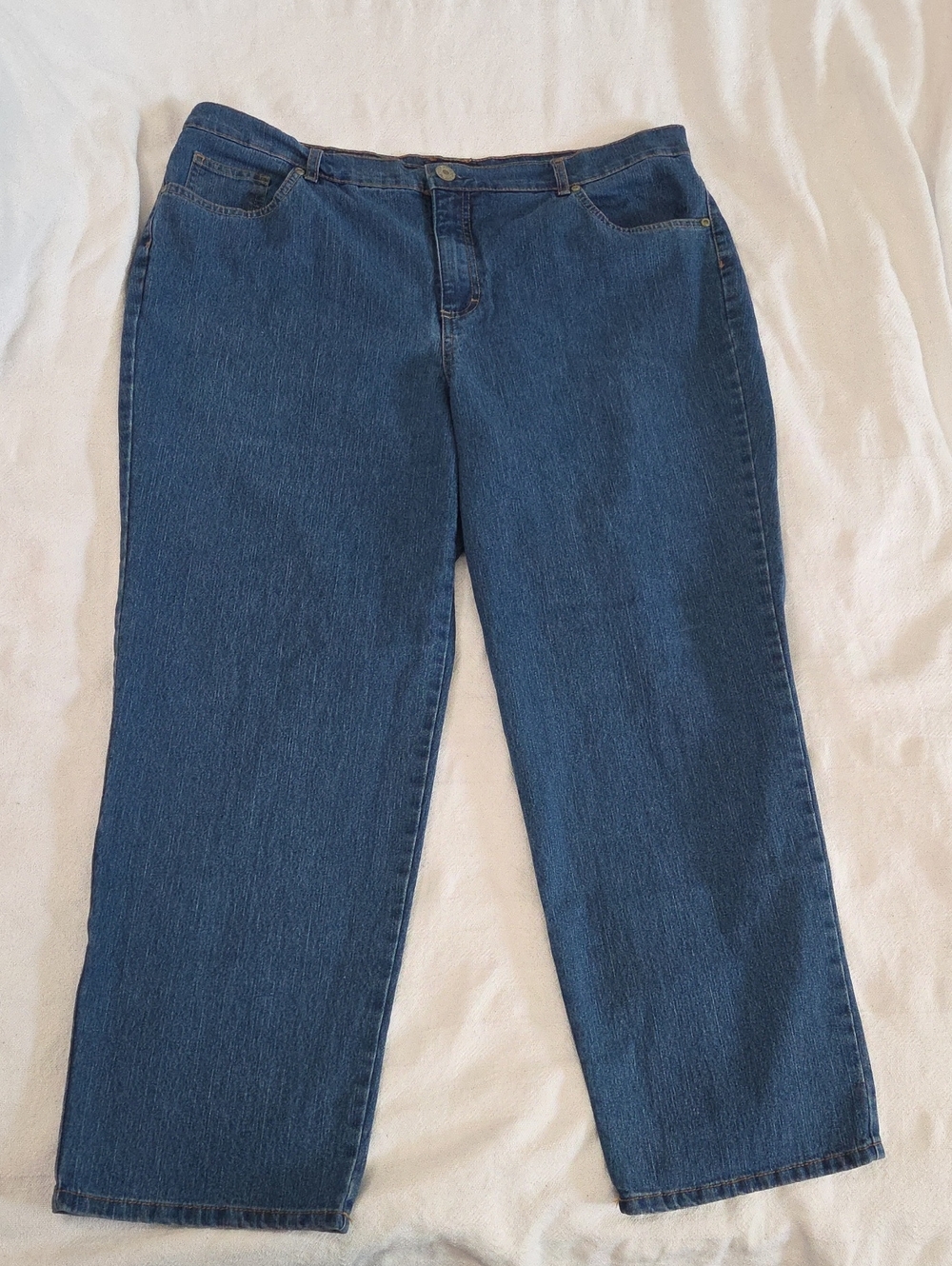Basic Editions Classic Fit Jeans Size 18W Short Stretch Denim 2/$20